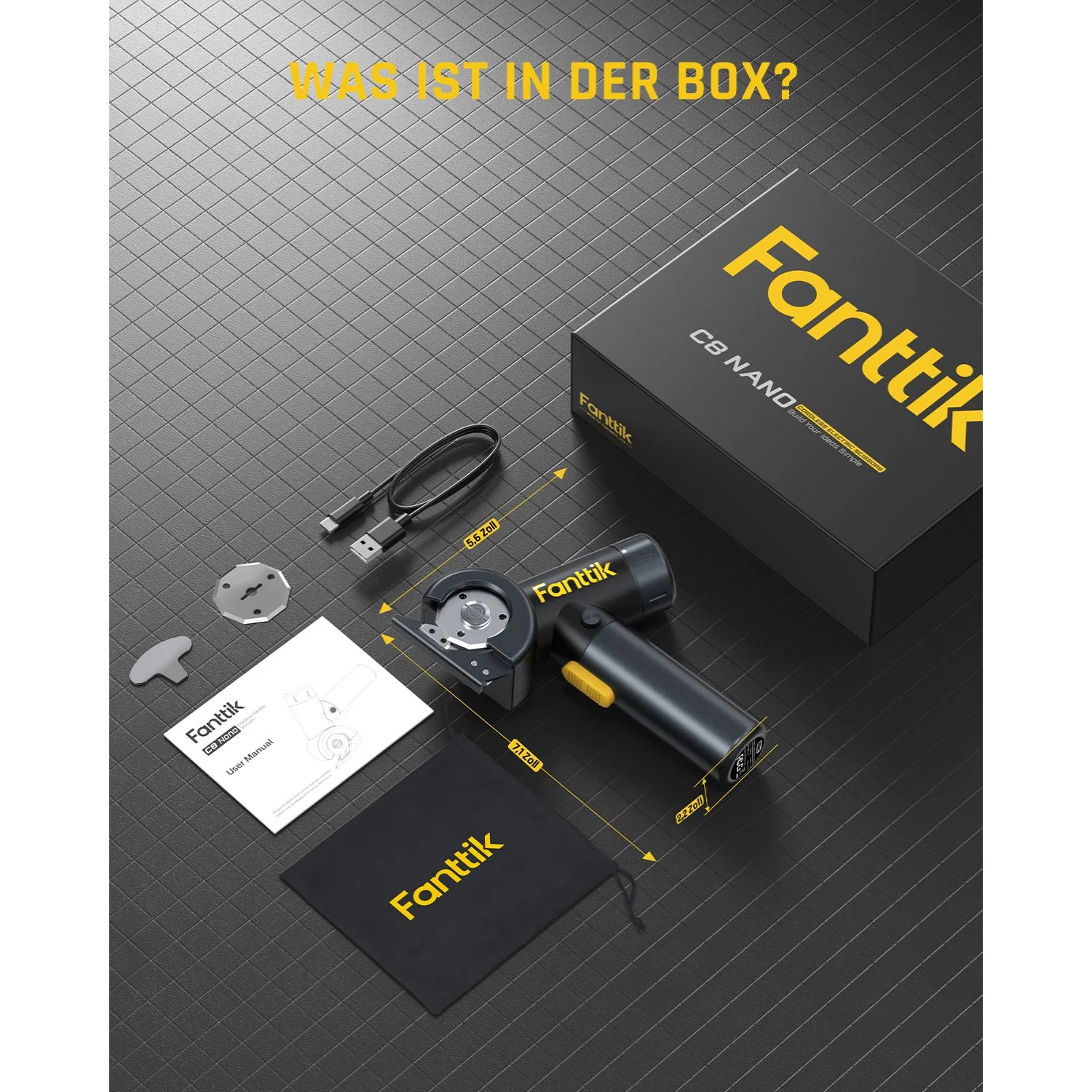 Fanttik C8 Nano Elektrische Schere - Image 9