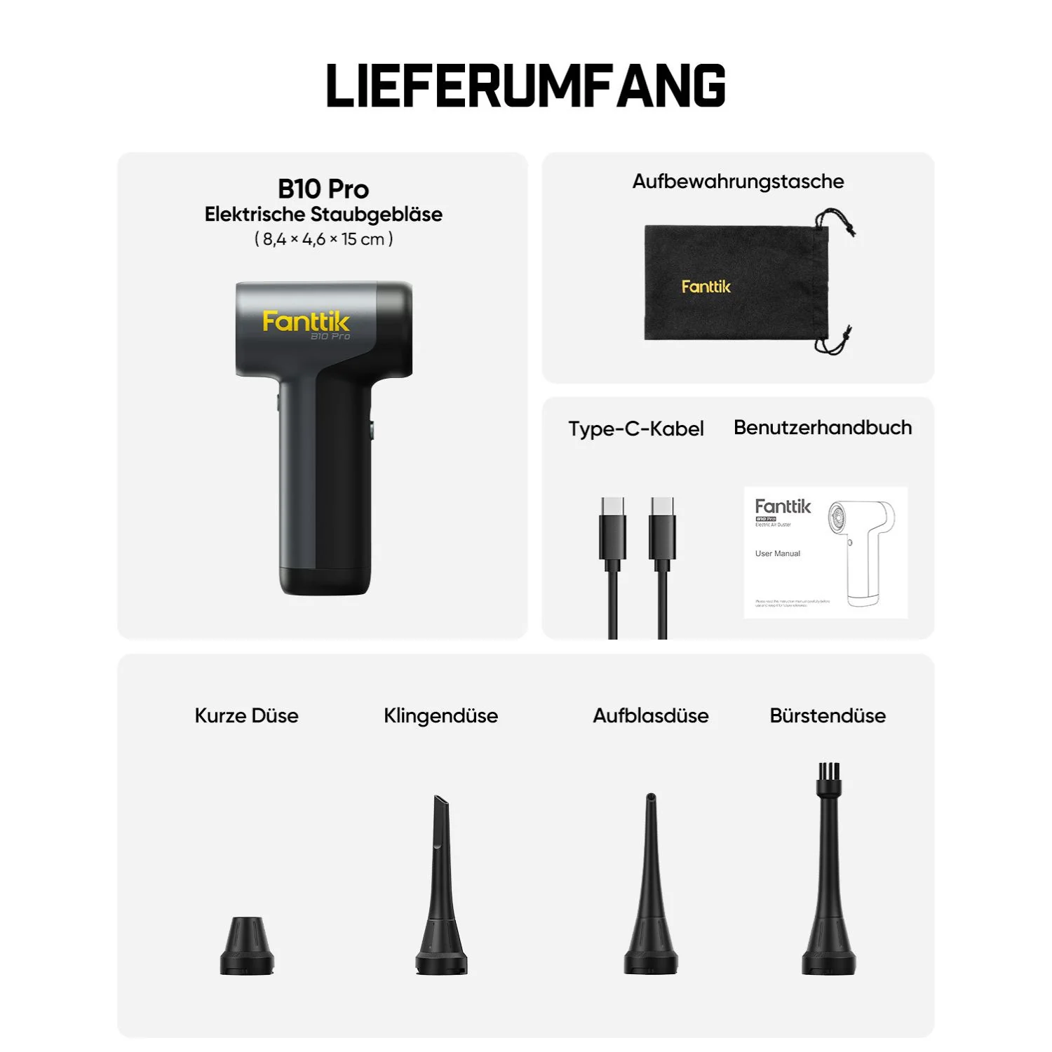 Fanttik B10 Pro Elektrische Staubgebläse - Image 9