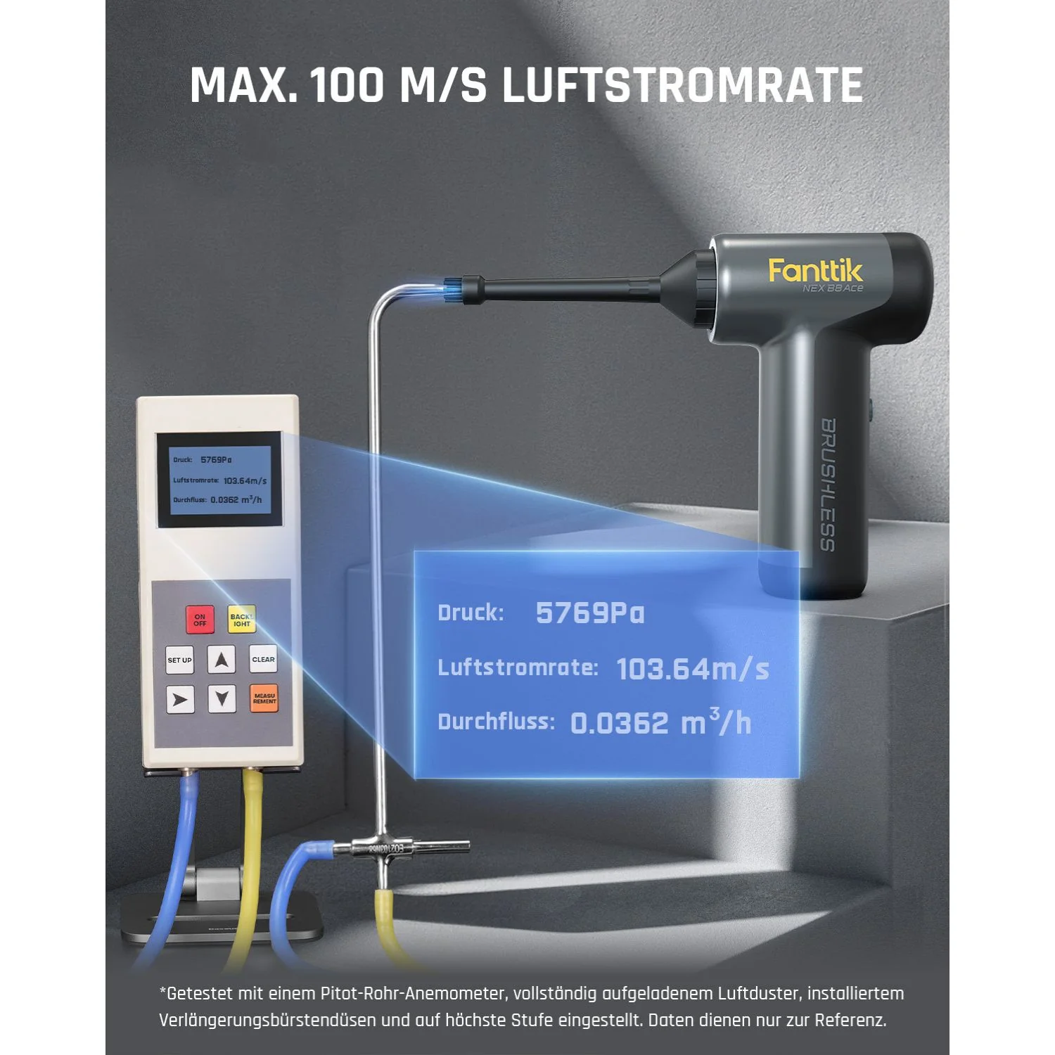 Fanttik B8 Ace Elektrischer Druckluftreiniger - Image 3