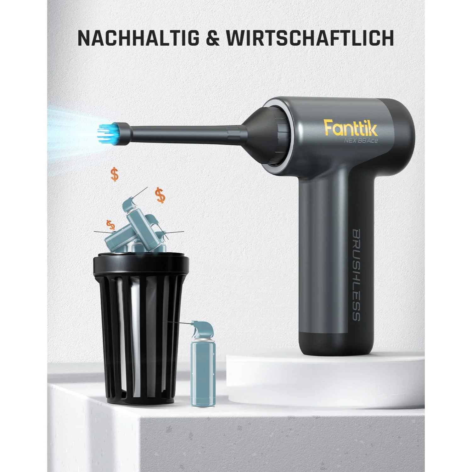 Fanttik B8 Ace Elektrischer Druckluftreiniger - Image 5