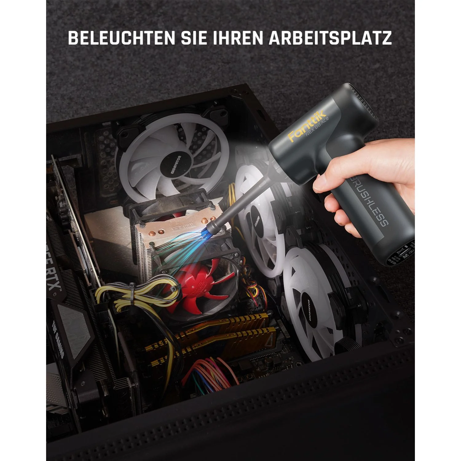 Fanttik B8 Ace Elektrischer Druckluftreiniger - Image 8