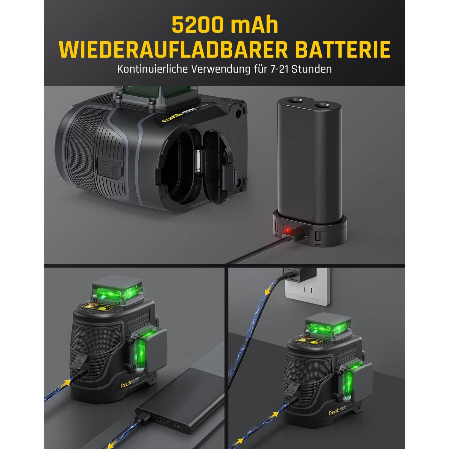 Fanttik D12 Plus Kreuzlinienlaser - Image 3