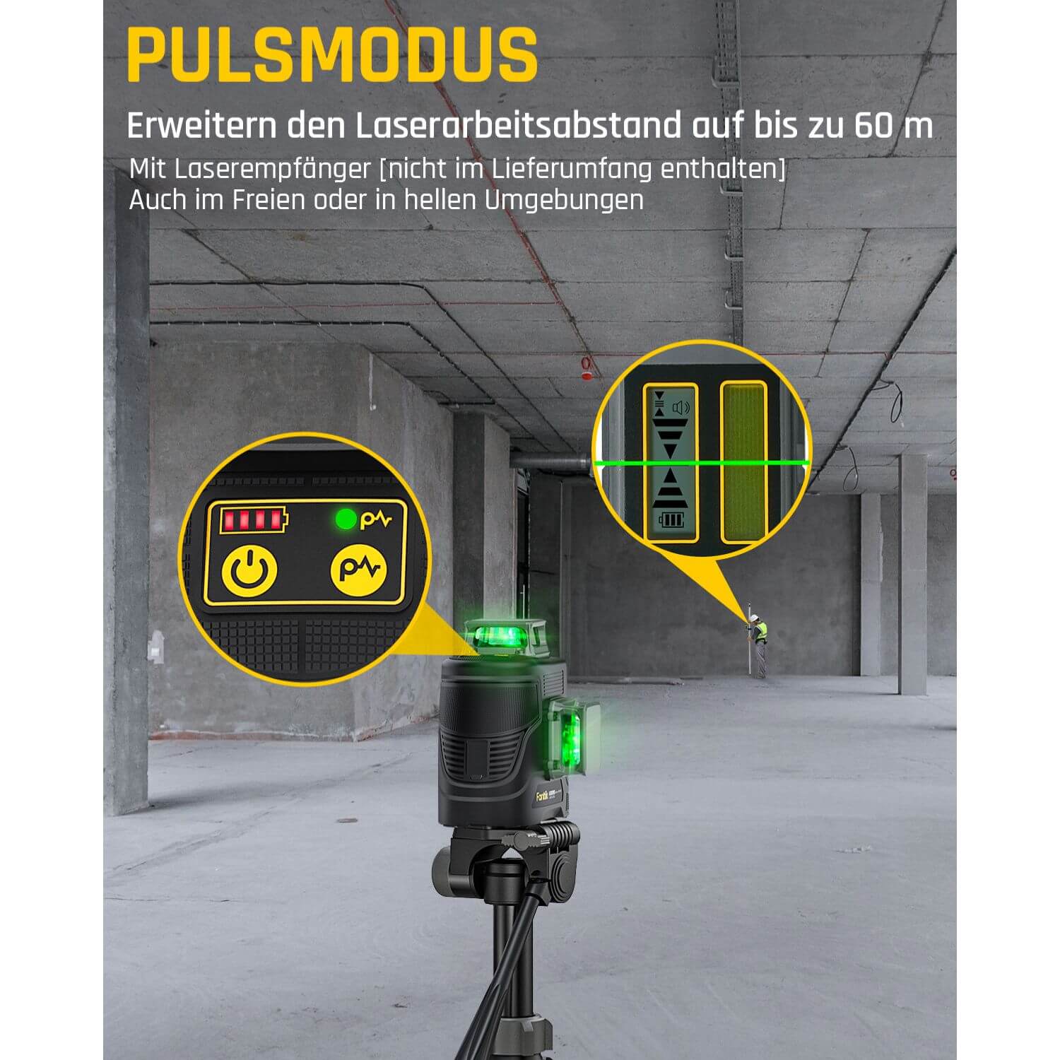 Fanttik D12 Plus Kreuzlinienlaser - Image 5