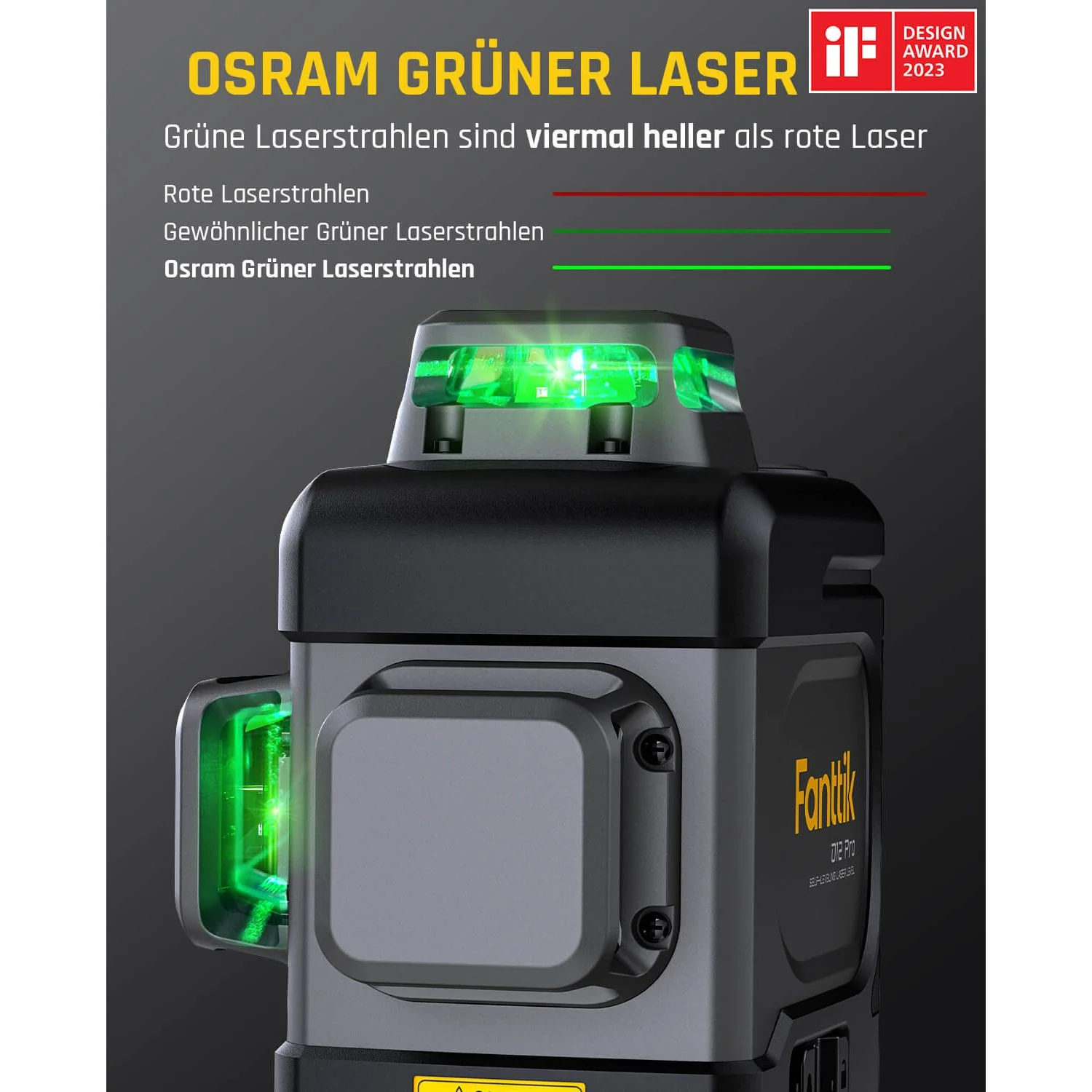 Fanttik D12 Pro Kreuzlinienlaser - Image 5