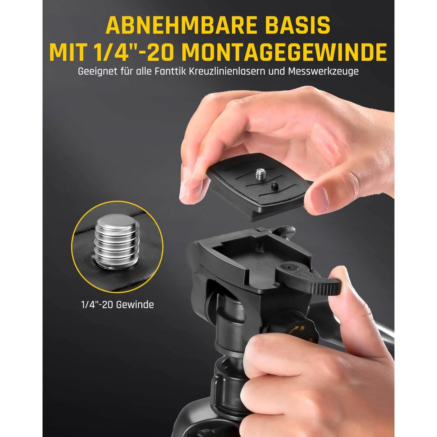 Fanttik DT1 Baustativ für Kreuzlinienlaser - Image 5