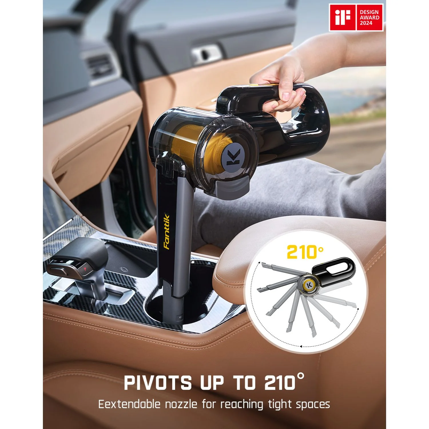 Fanttik Fold V10 Apex Autostaubsauger - Image 3