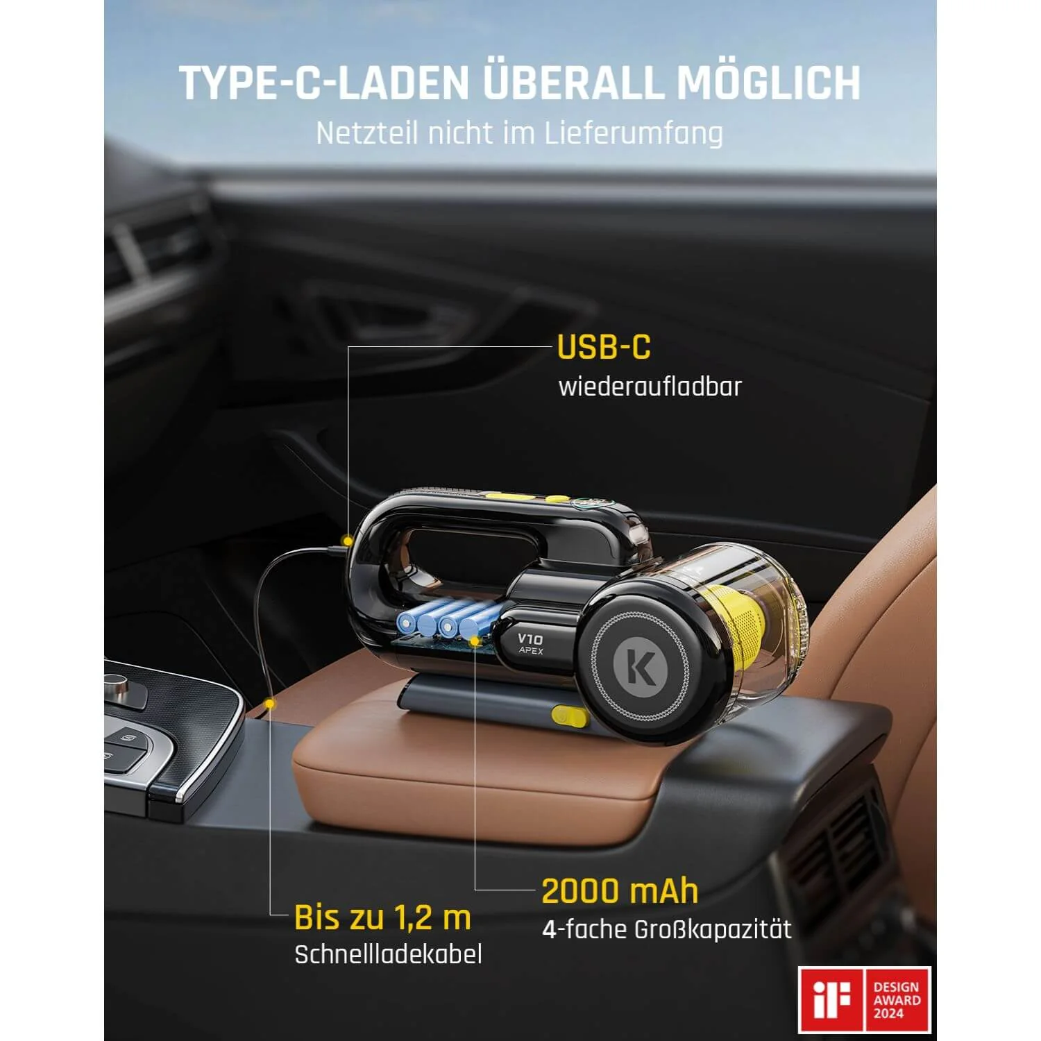 Fanttik Fold V10 Apex Autostaubsauger - Image 6