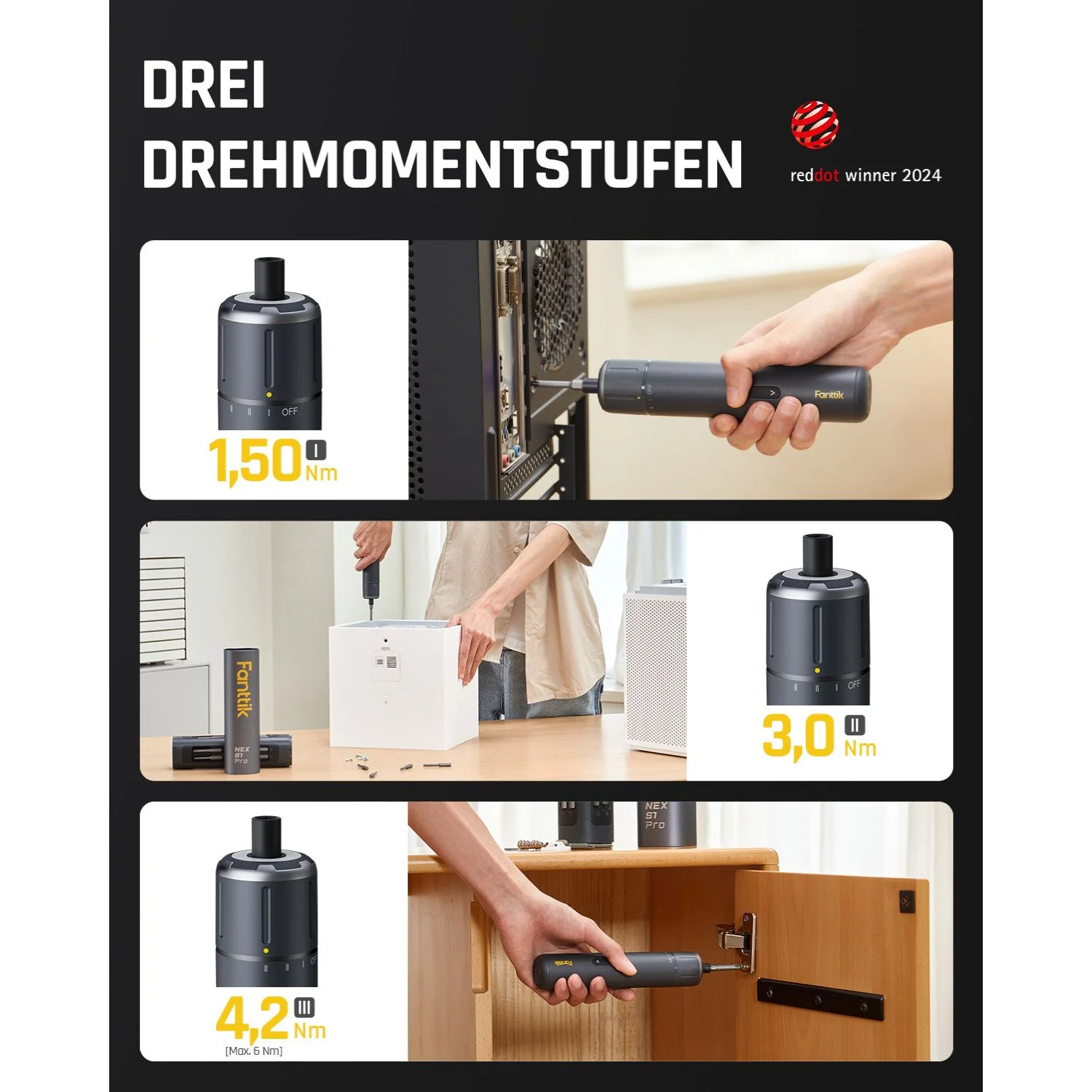 Fanttik S1 Pro Elektrischer Schraubendreher - Image 3