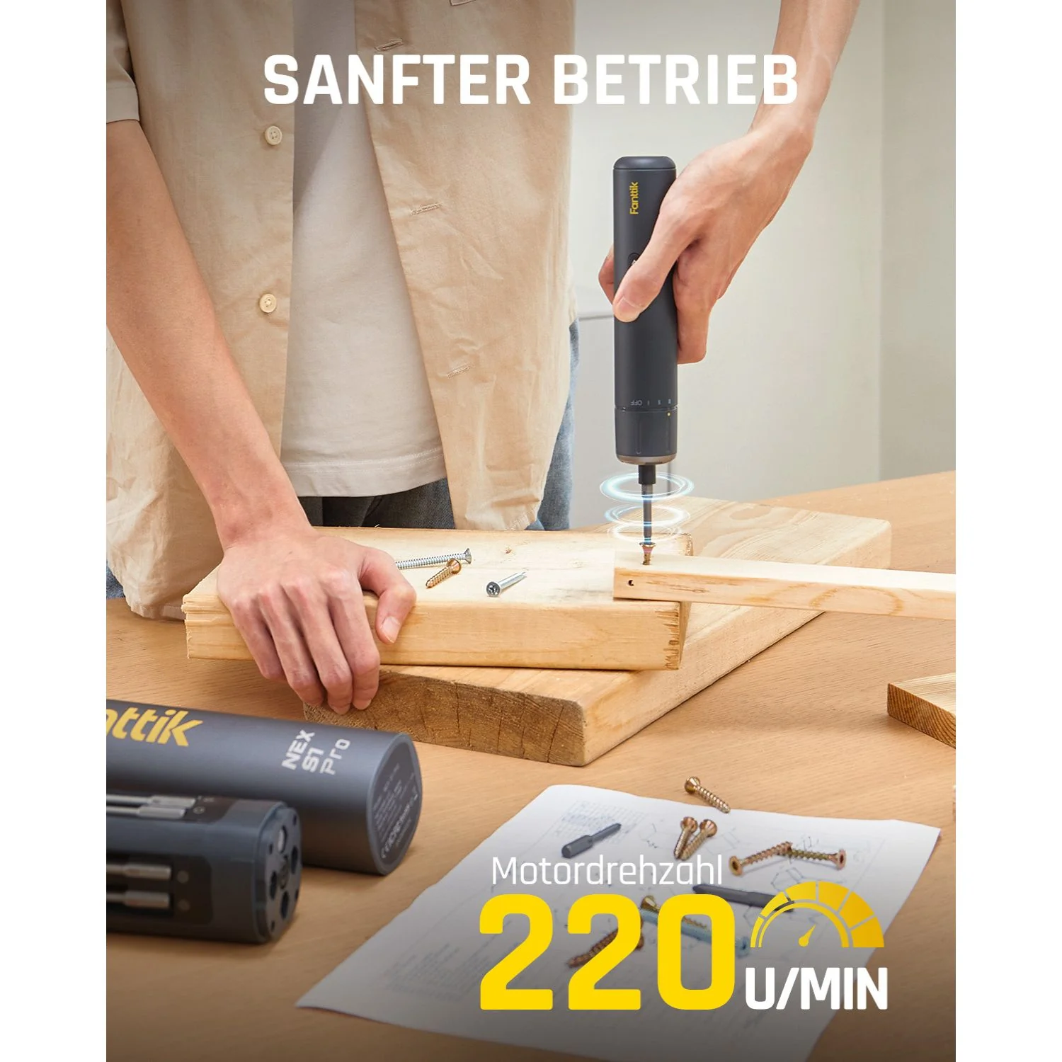 Fanttik S1 Pro Elektrischer Schraubendreher - Image 4