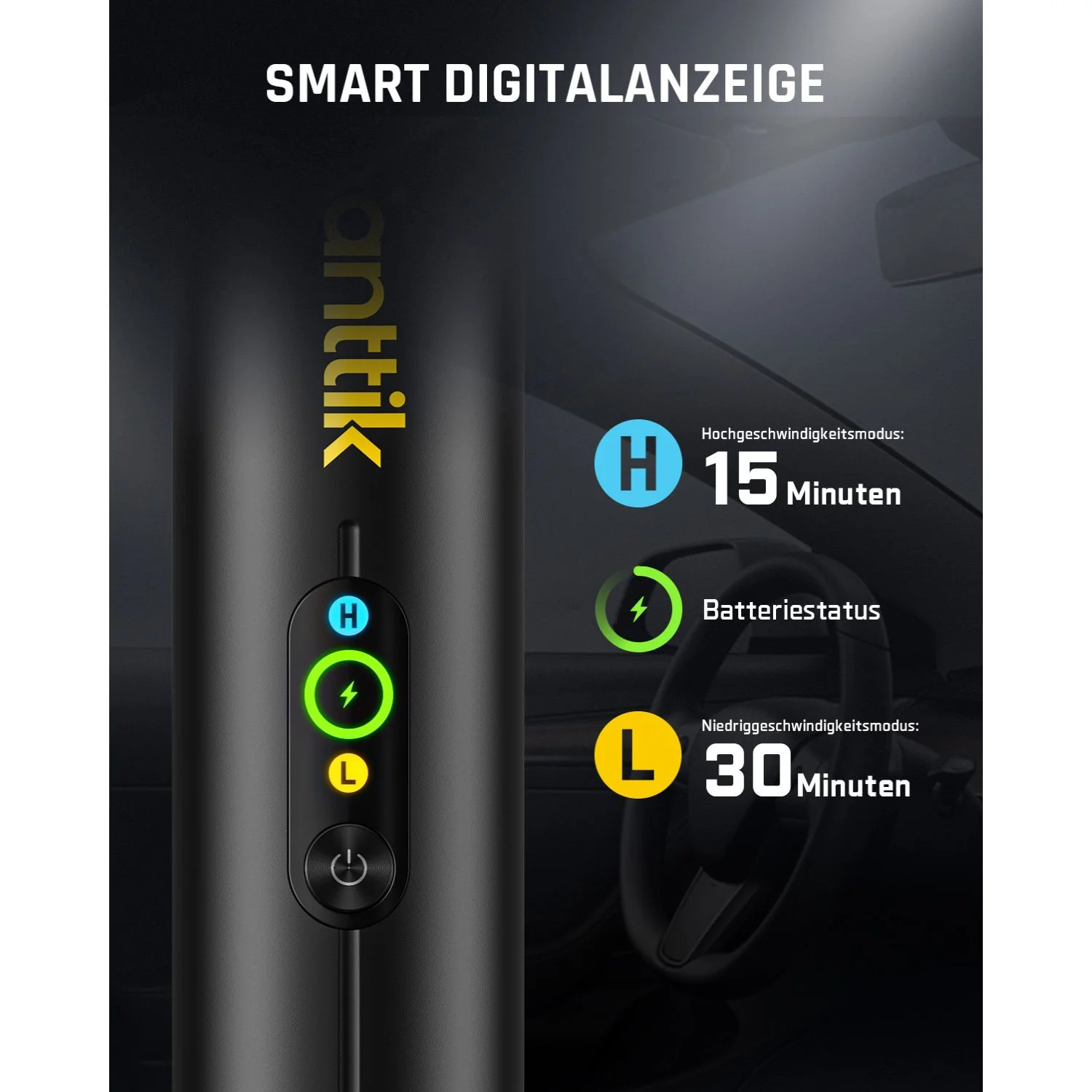 Fanttik Slim V10 Apex Auto&Handstaubsauger - Image 4