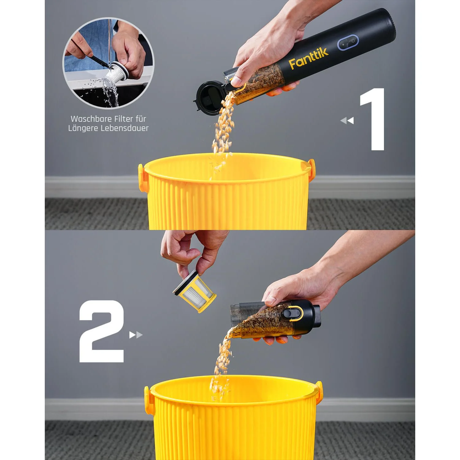 Fanttik Slim V8 Apex Autostaubsauger RobustClean - Image 9