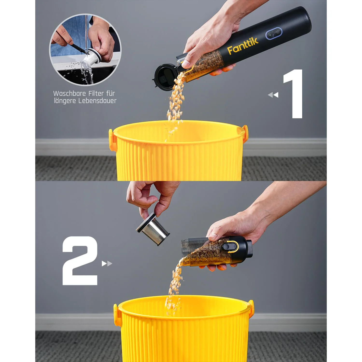 Fanttik Slim V8 Mate Autostaubsauger RobustClean - Image 10