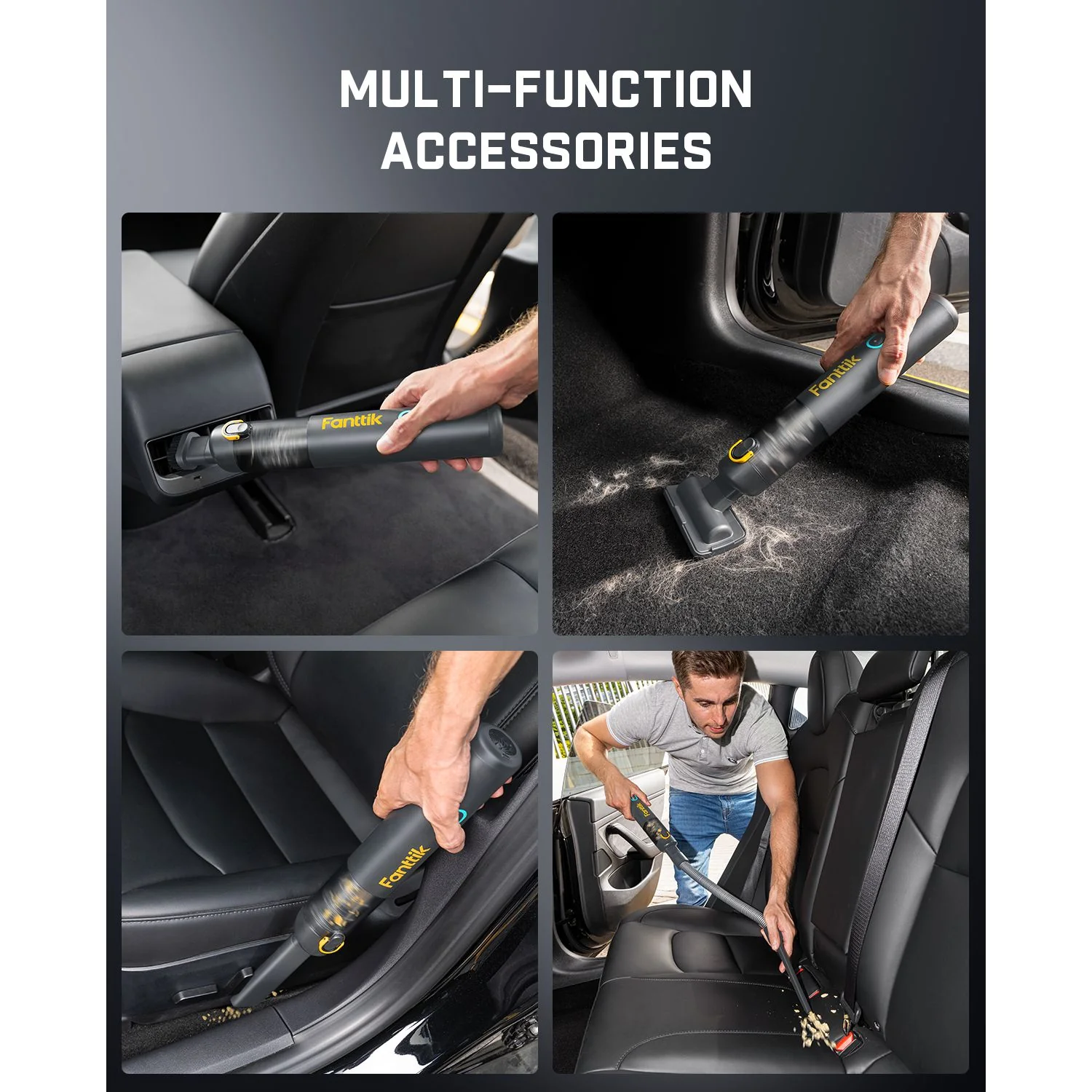 Fanttik Slim V8 Mate Autostaubsauger RobustClean - Image 7