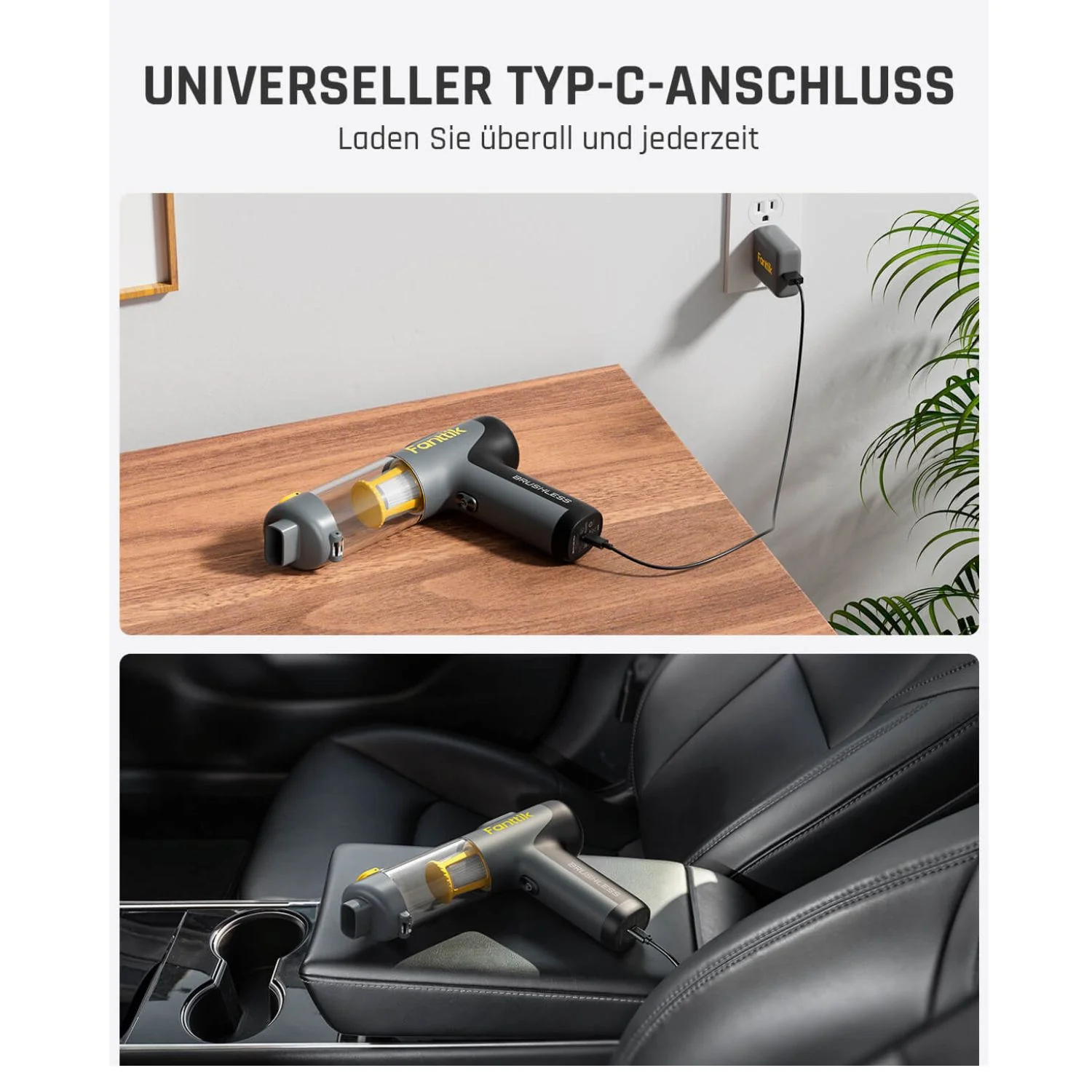 Fanttik Slim V9 Mix Autostaubsauger RobustClean - Image 7