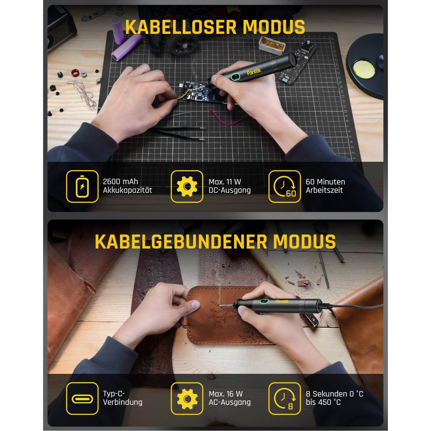 Fanttik T1 Max Präzisions Lötkolben Set - Image 3