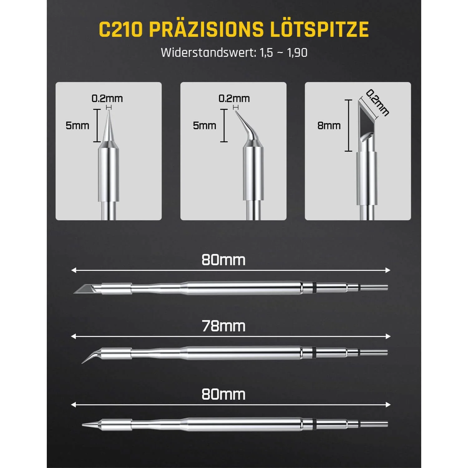 Fanttik T1 Max Präzisions Lötkolben Set - Image 4