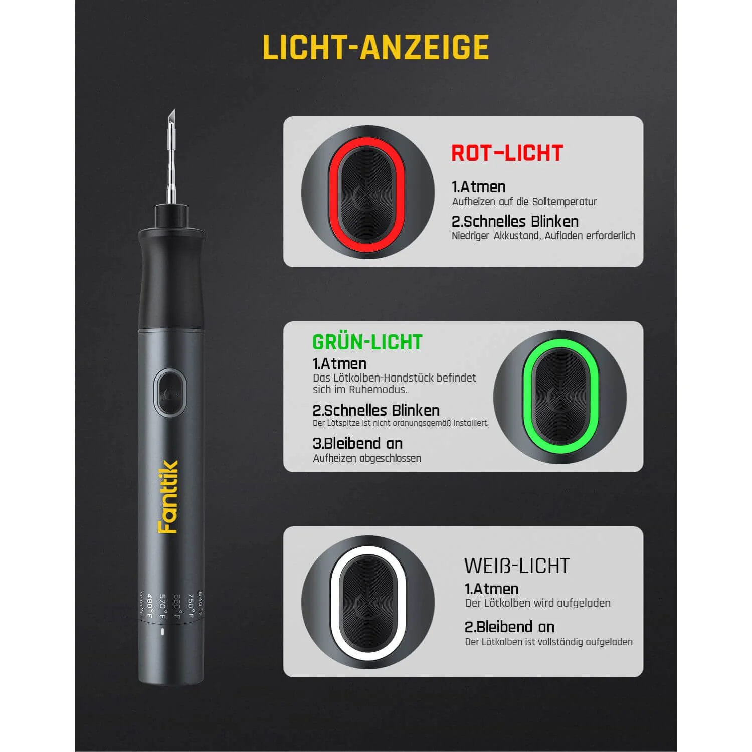 Fanttik T1 Max Präzisions Lötkolben Set - Image 6