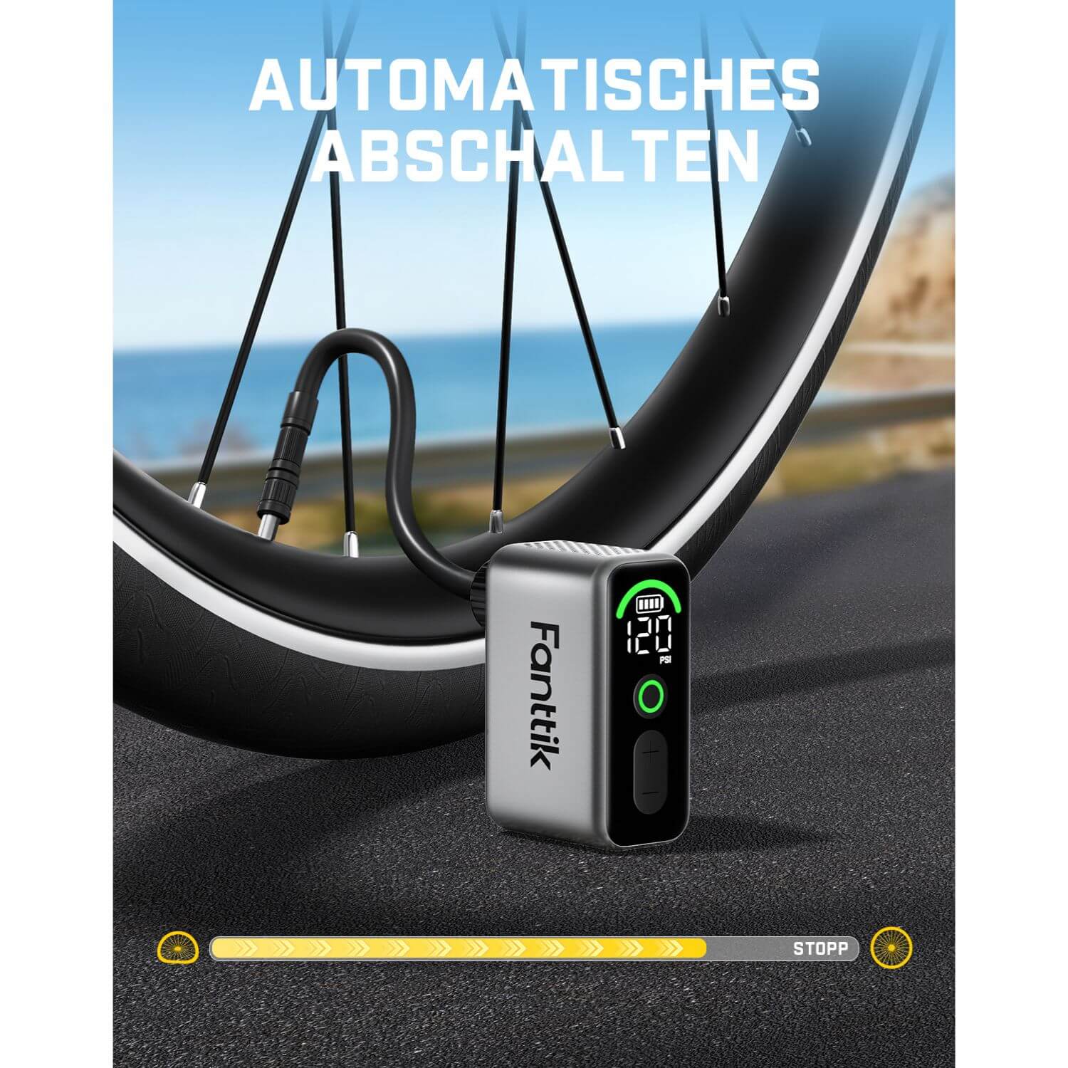 Fanttik X10 Ace Tiny Fahrradpumpe - Image 4