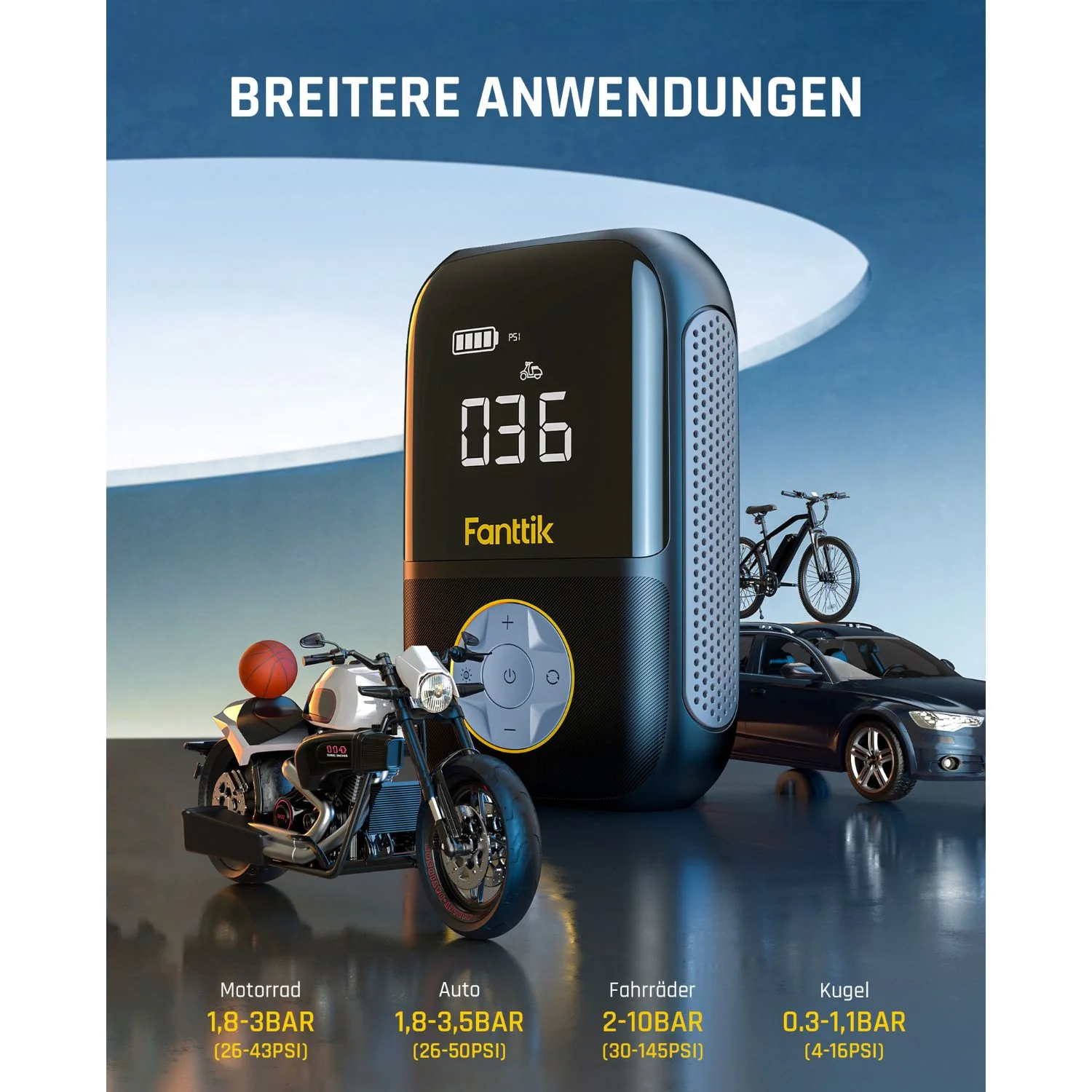 Fanttik X8 Elektrische Luftpumpe - Image 3