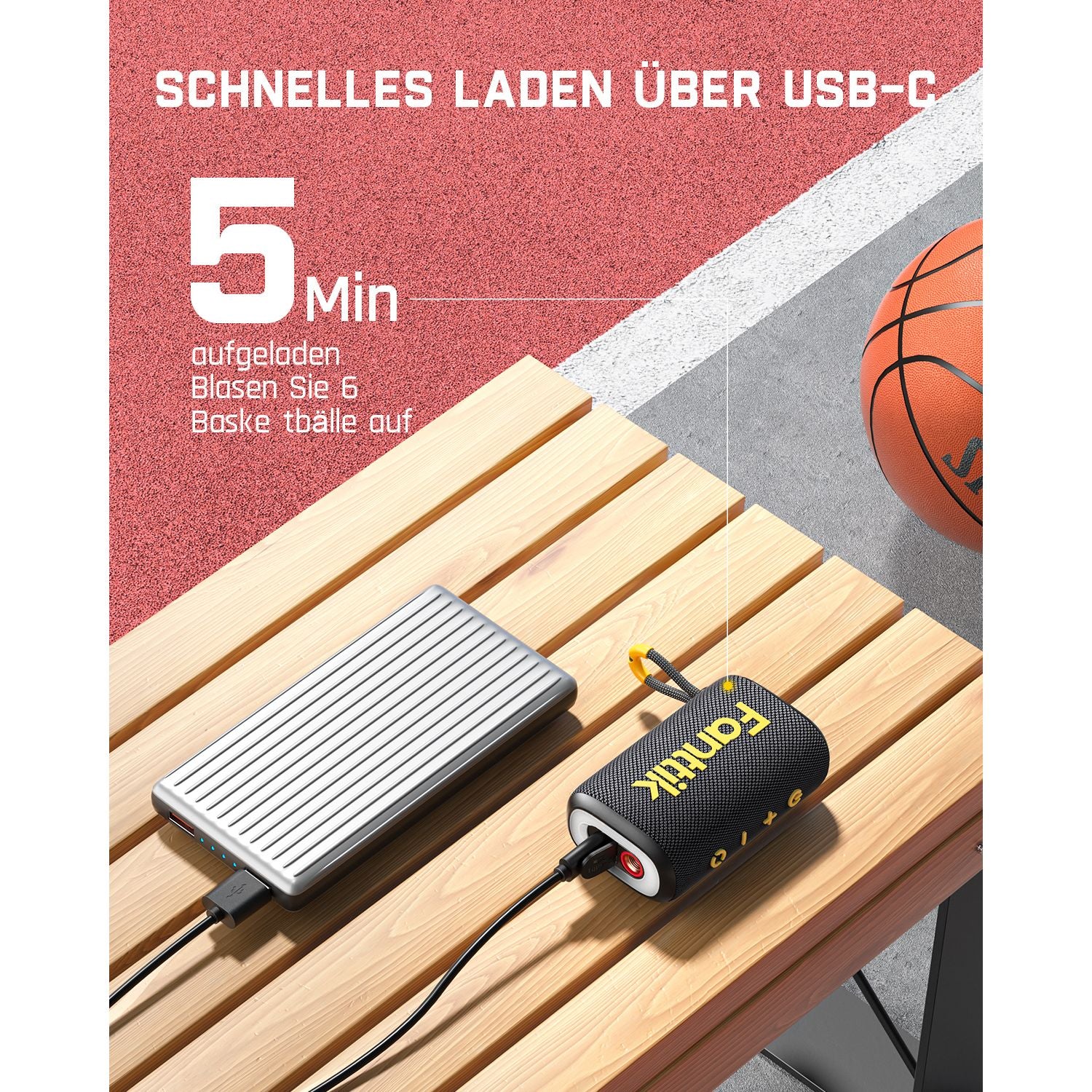 Fanttik X8 Nano Elektrische Ballpumpe - Image 6