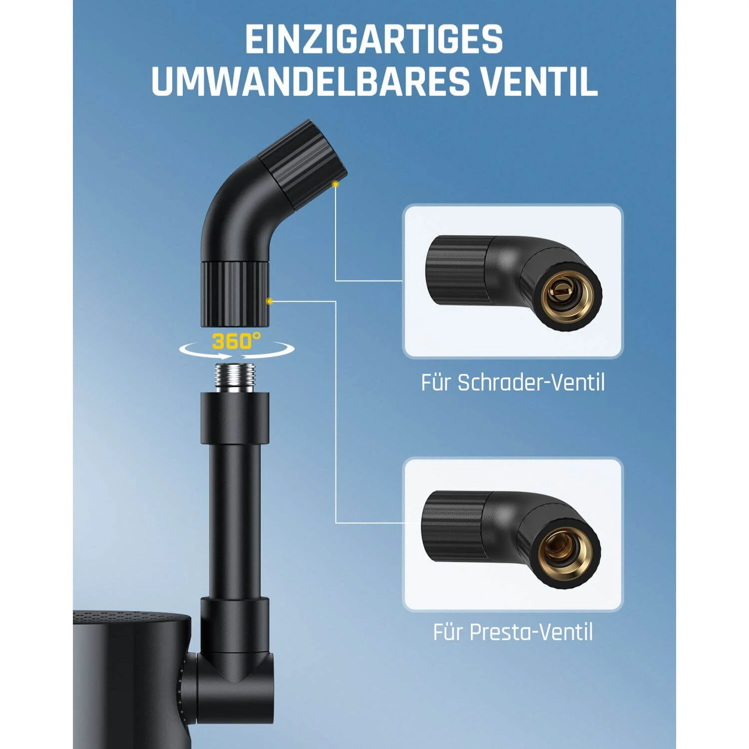 Fanttik X9 ACE Fahrradpumpe - Image 3