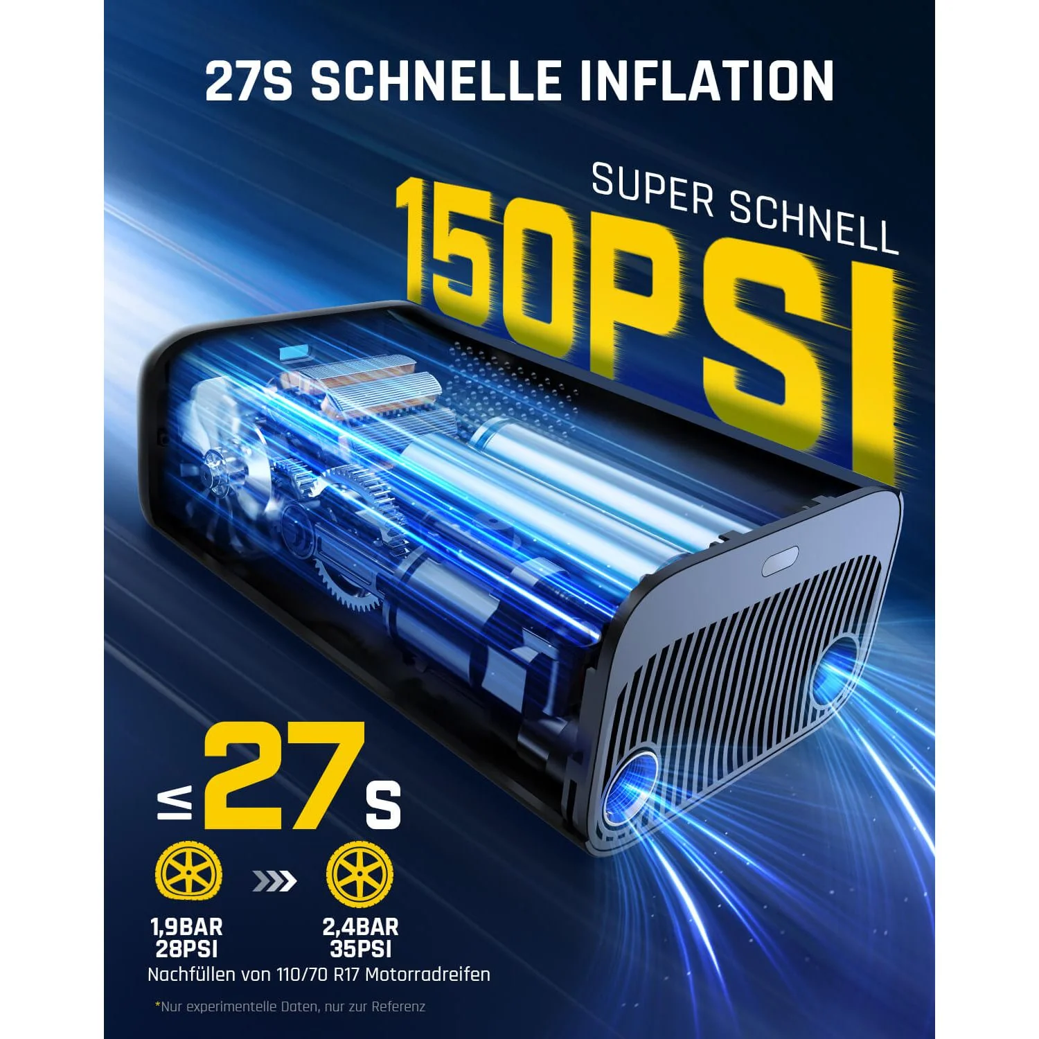 Fanttik X9 Pro Elektronische Luftpumpe - Image 3