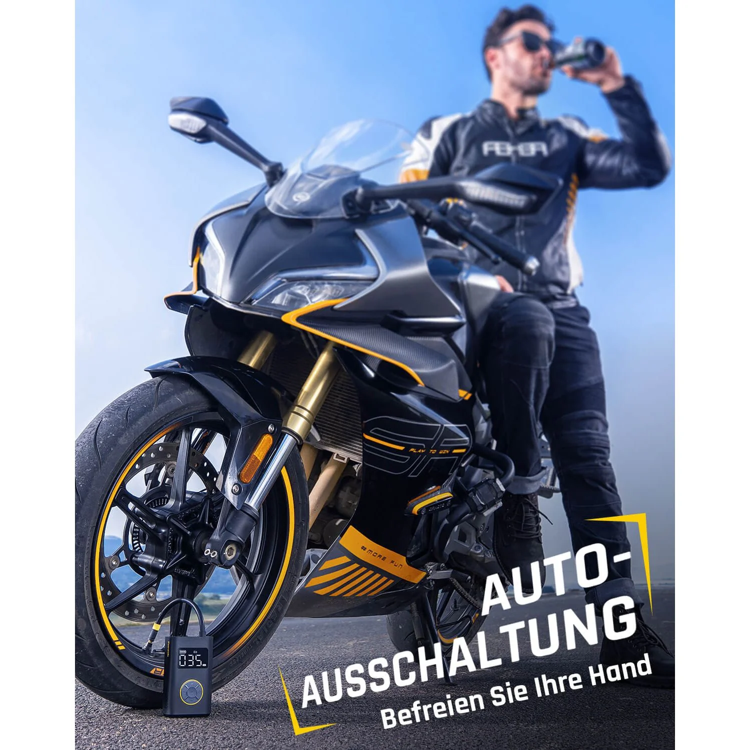 Fanttik X9 Pro Elektronische Luftpumpe - Image 5