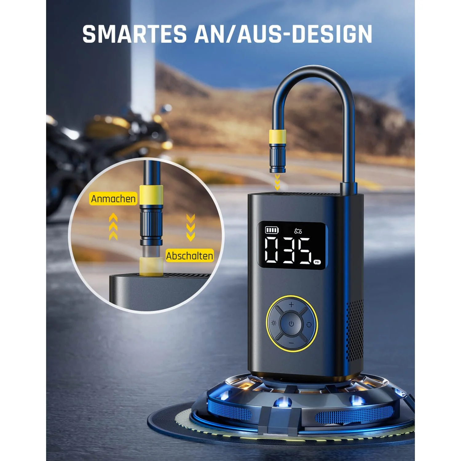 Fanttik X9 Pro Elektronische Luftpumpe - Image 6